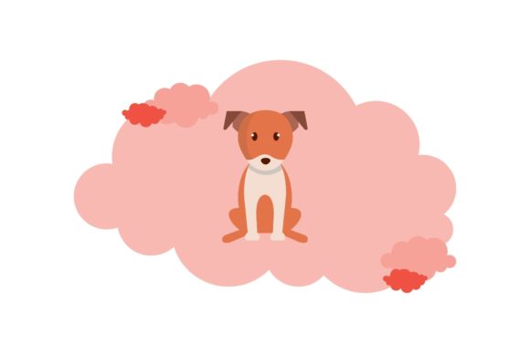 Adorable Little Dog Red Cloud