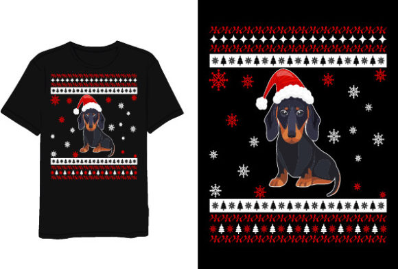 Christmas Paws on T-Shirts