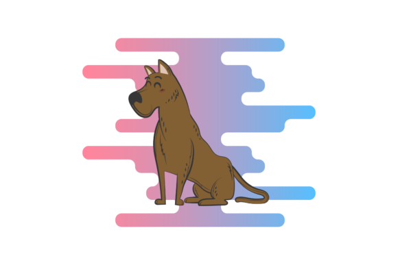 Cute Dog Embroidery Design