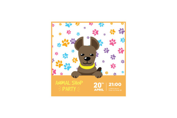 Dog Card Template