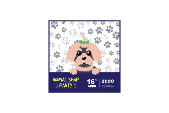 Dog Greeting Card Party