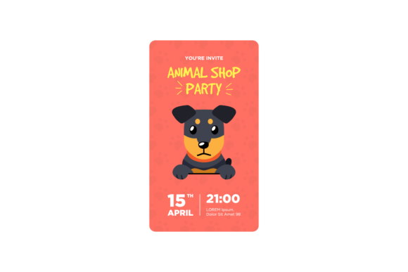 Dog Party Poster