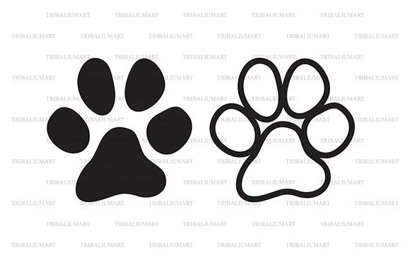 Dog Paw Print Design