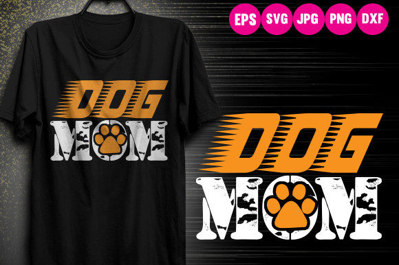 DOG TYPOGRAPHY T-SHIRT DESIGN